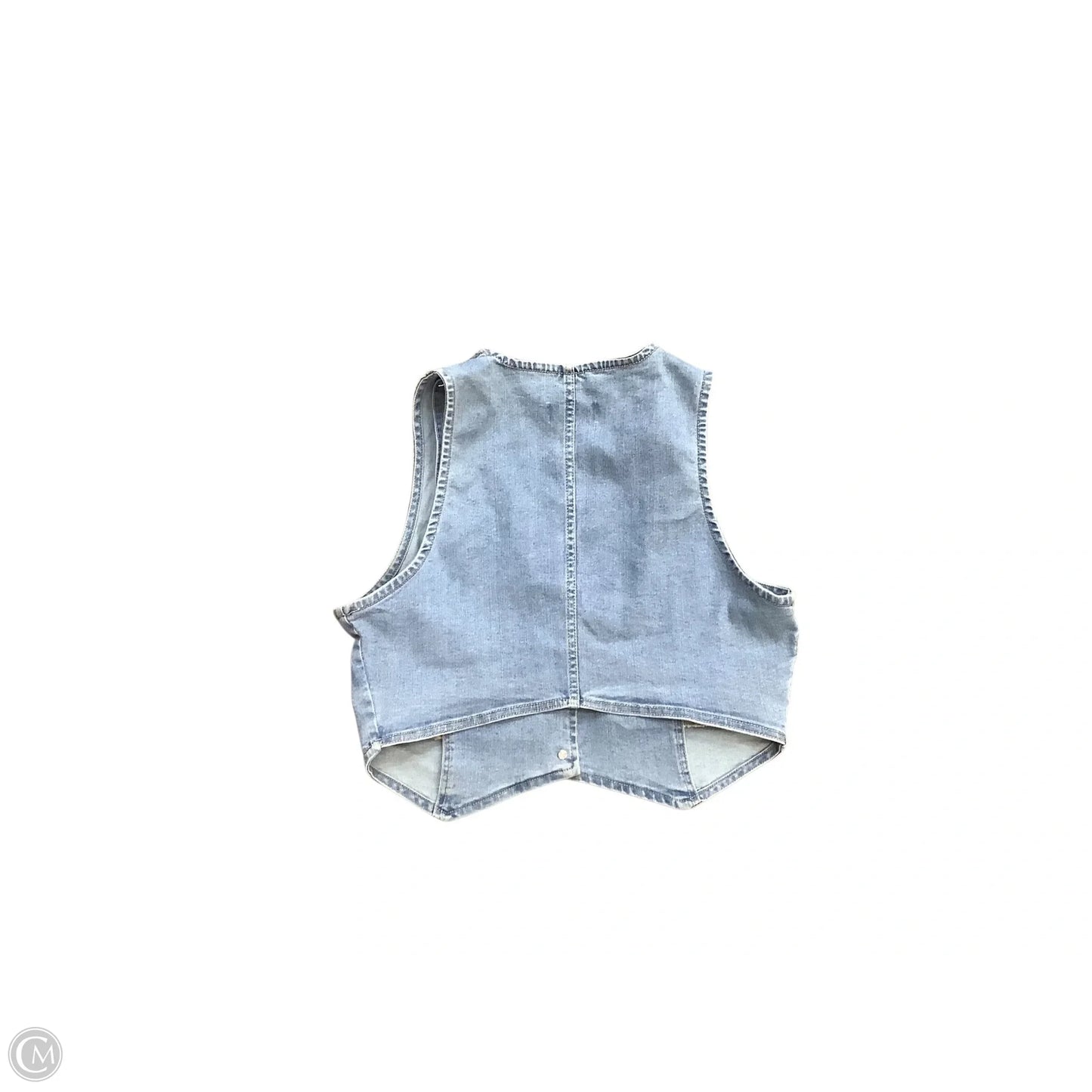 Vest Other By Love Tree In Blue Denim, Size: L