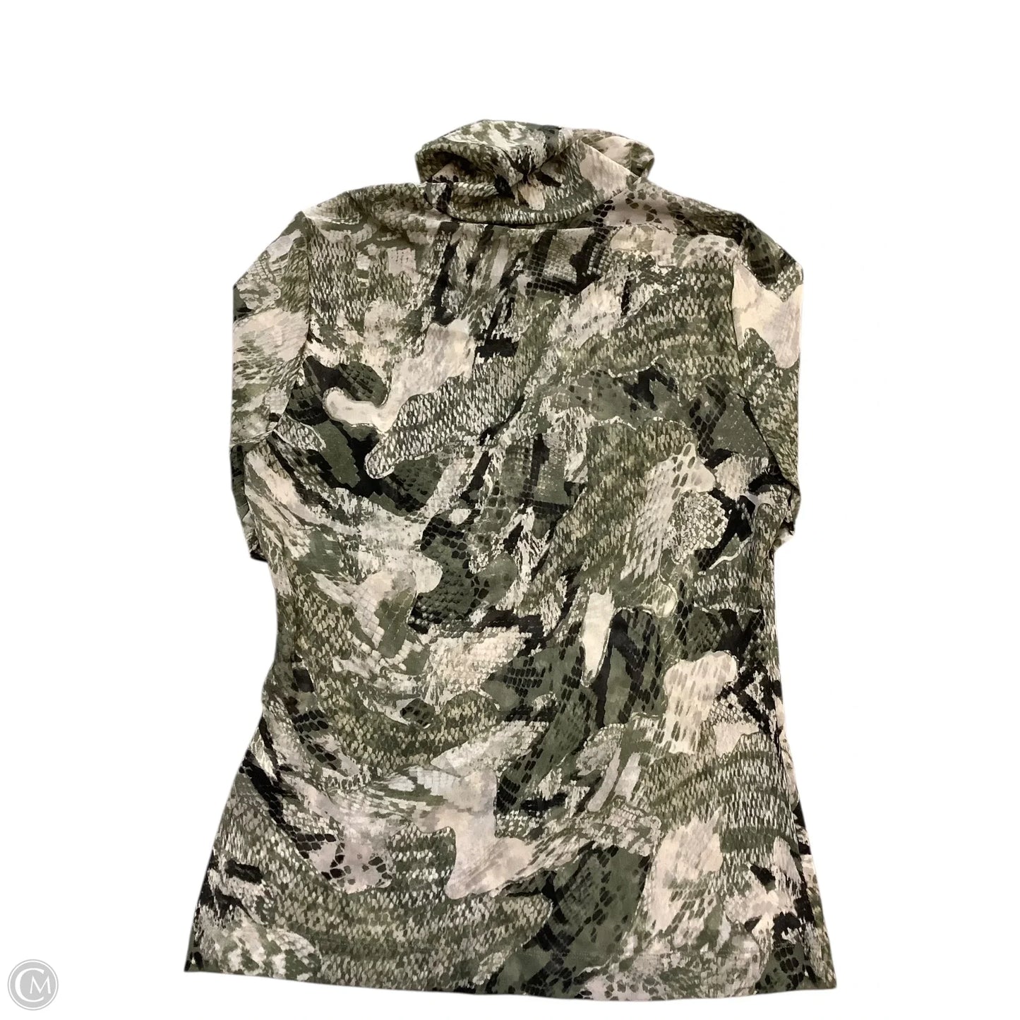 Blouse Long Sleeve By White House Black Market In Green, Size: M