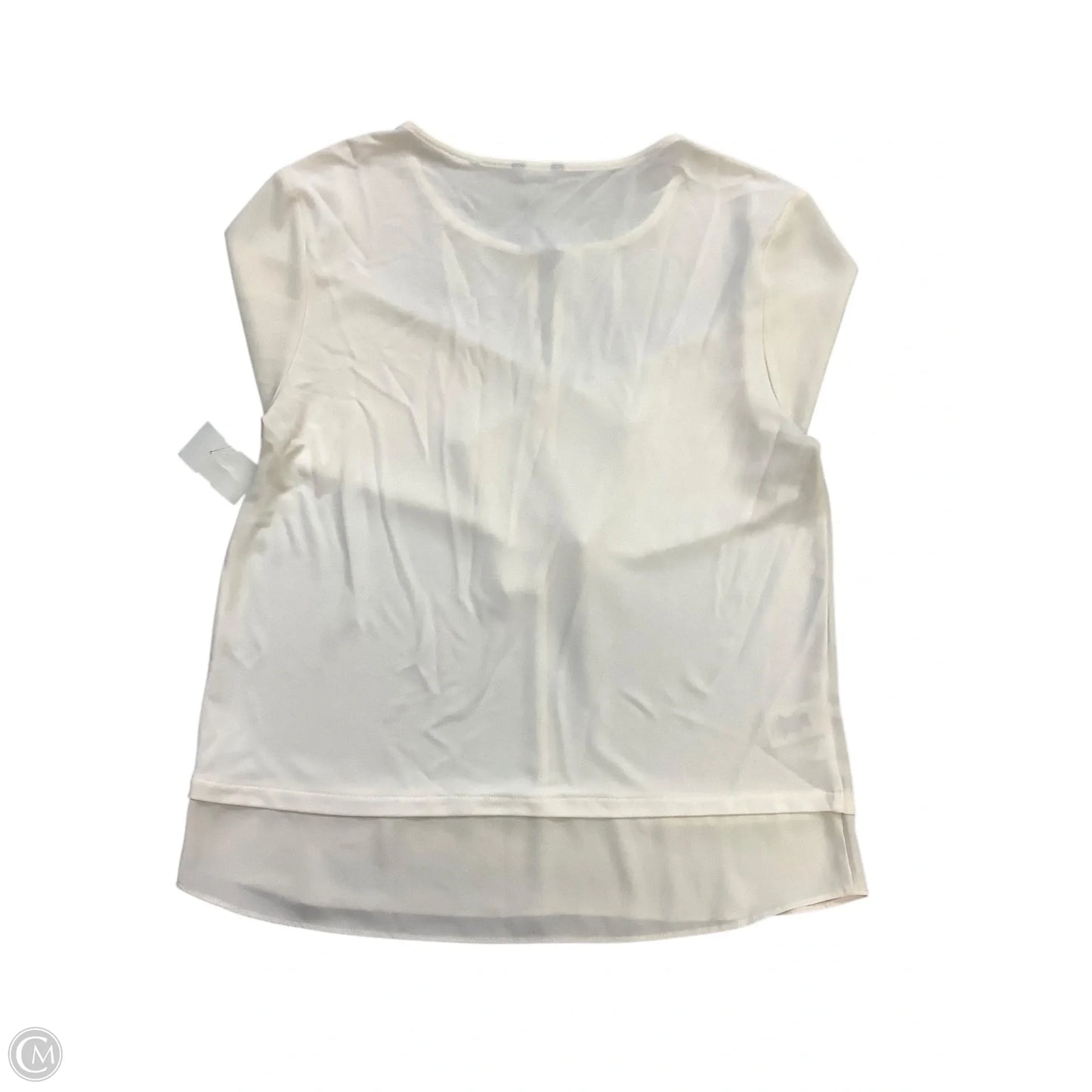 Blouse 3/4 Sleeve By Ann Taylor In White, Size: Sp