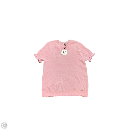 Top Short Sleeve By Anne Klein In Pink, Size: L