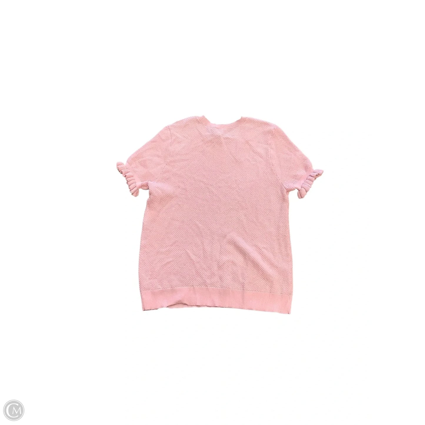 Top Short Sleeve By Anne Klein In Pink, Size: L