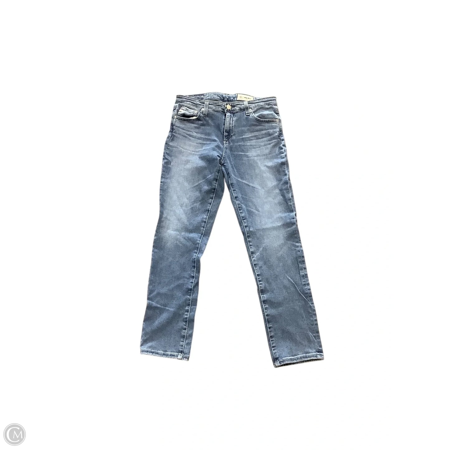 Jeans Cropped By Ag Jeans In Blue Denim, Size: 6