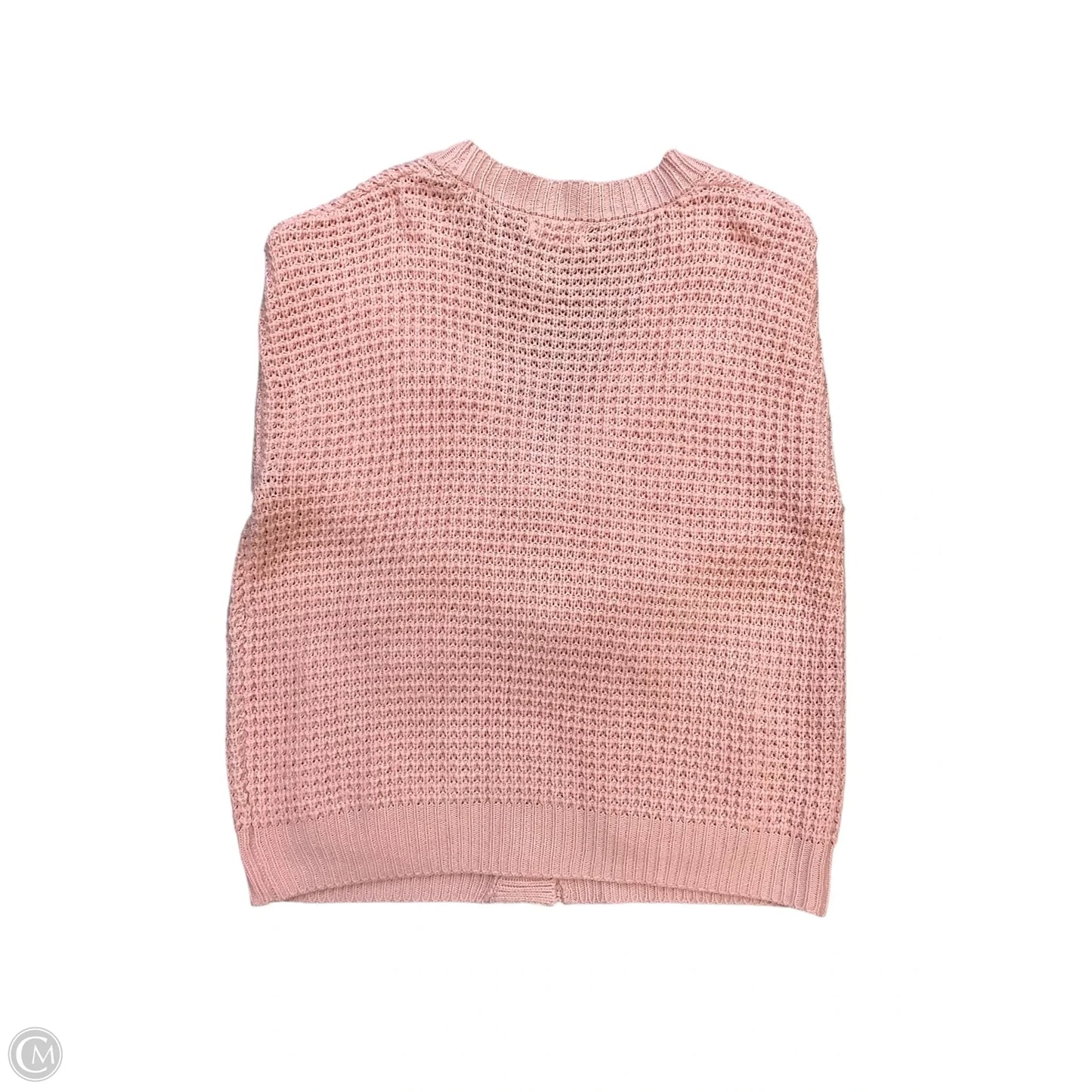 Sweater Cardigan By Zenana In Pink, Size: 2x