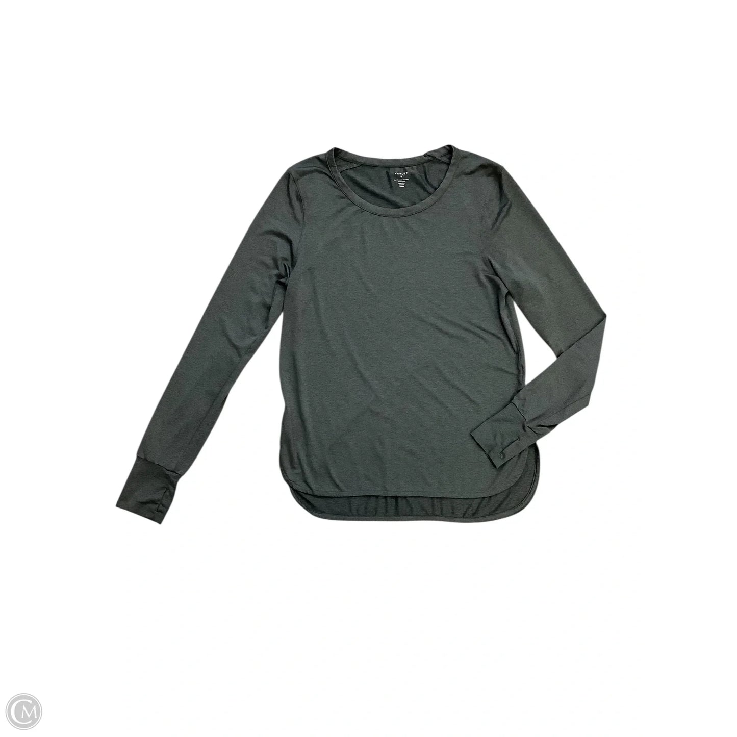 Athletic Top Long Sleeve Crewneck By Varley In Grey, Size: M