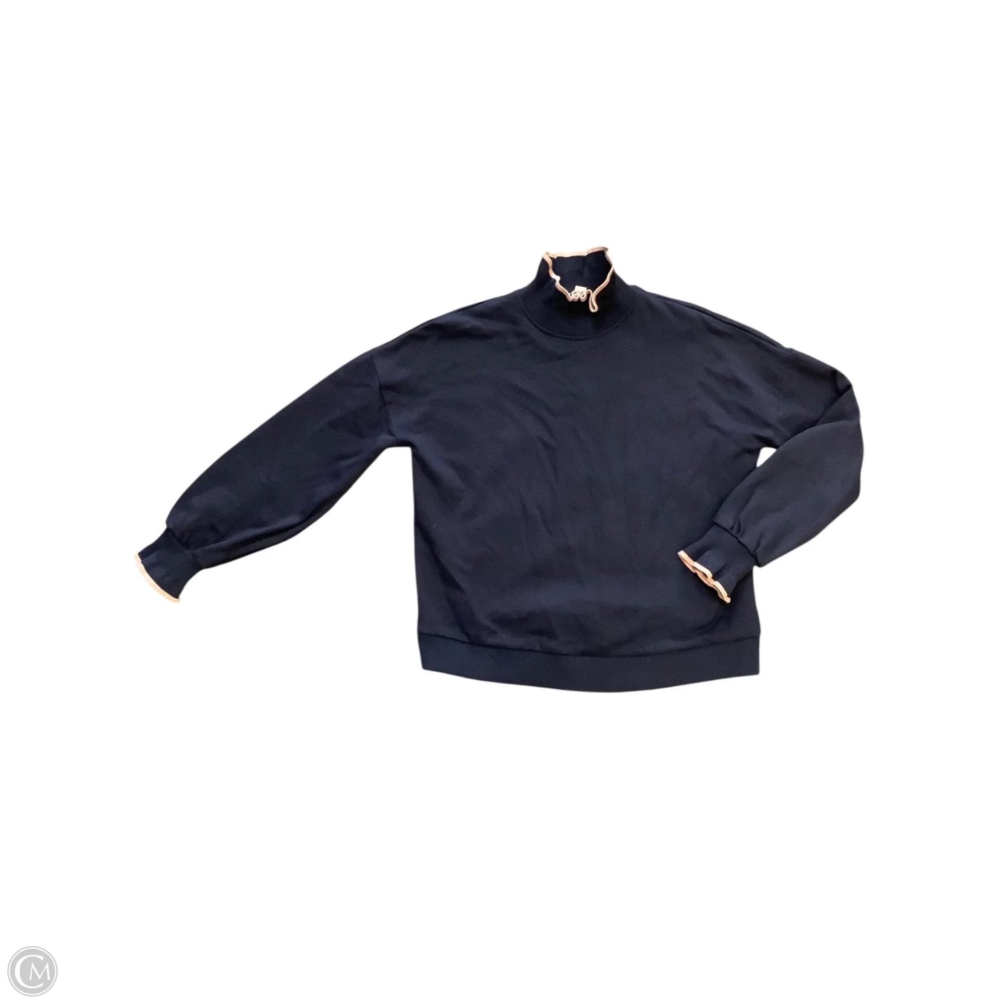 Sweatshirt Collar By Boden In Blue, Size: 6