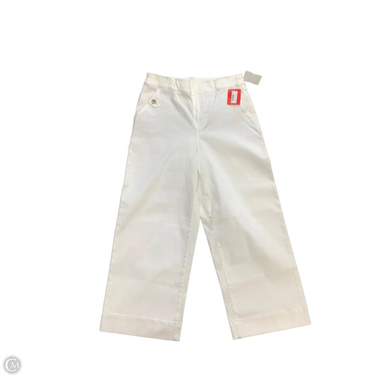 Jeans Cropped By Spanx In White, Size: M