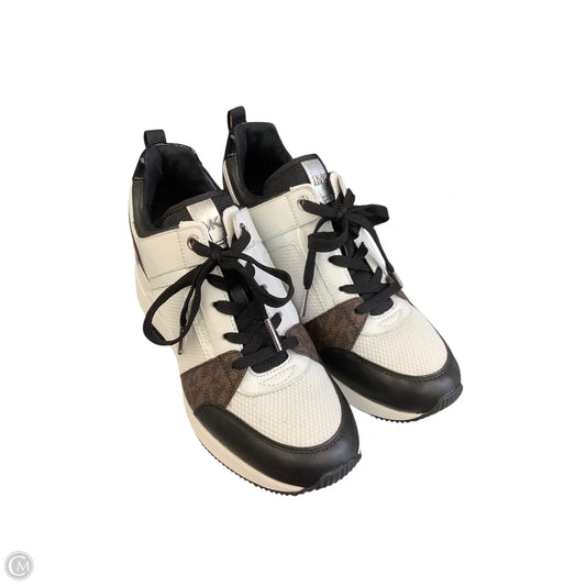 Shoes Designer By Michael Kors In Black & White, Size: 6.5