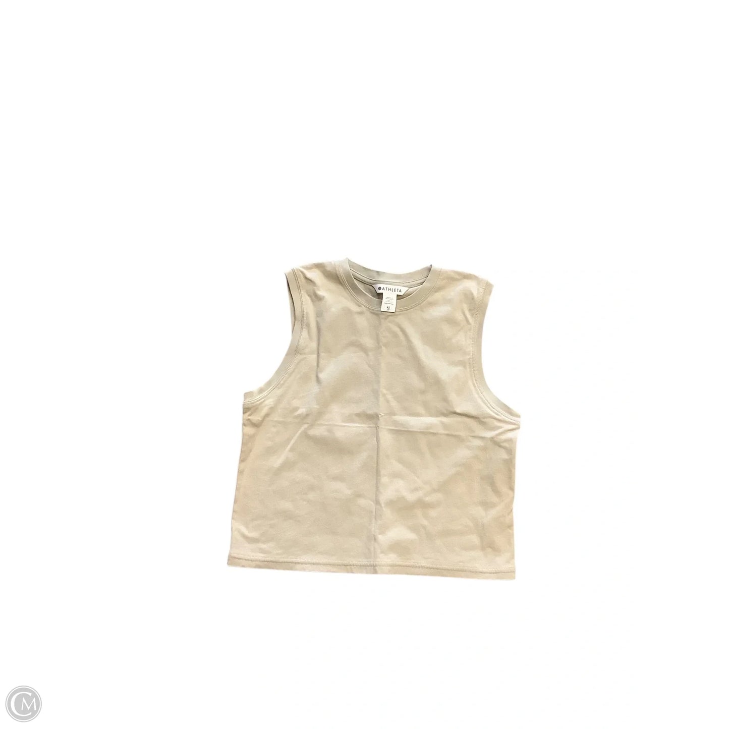Athletic Tank Top By Athleta In Tan, Size: Xs