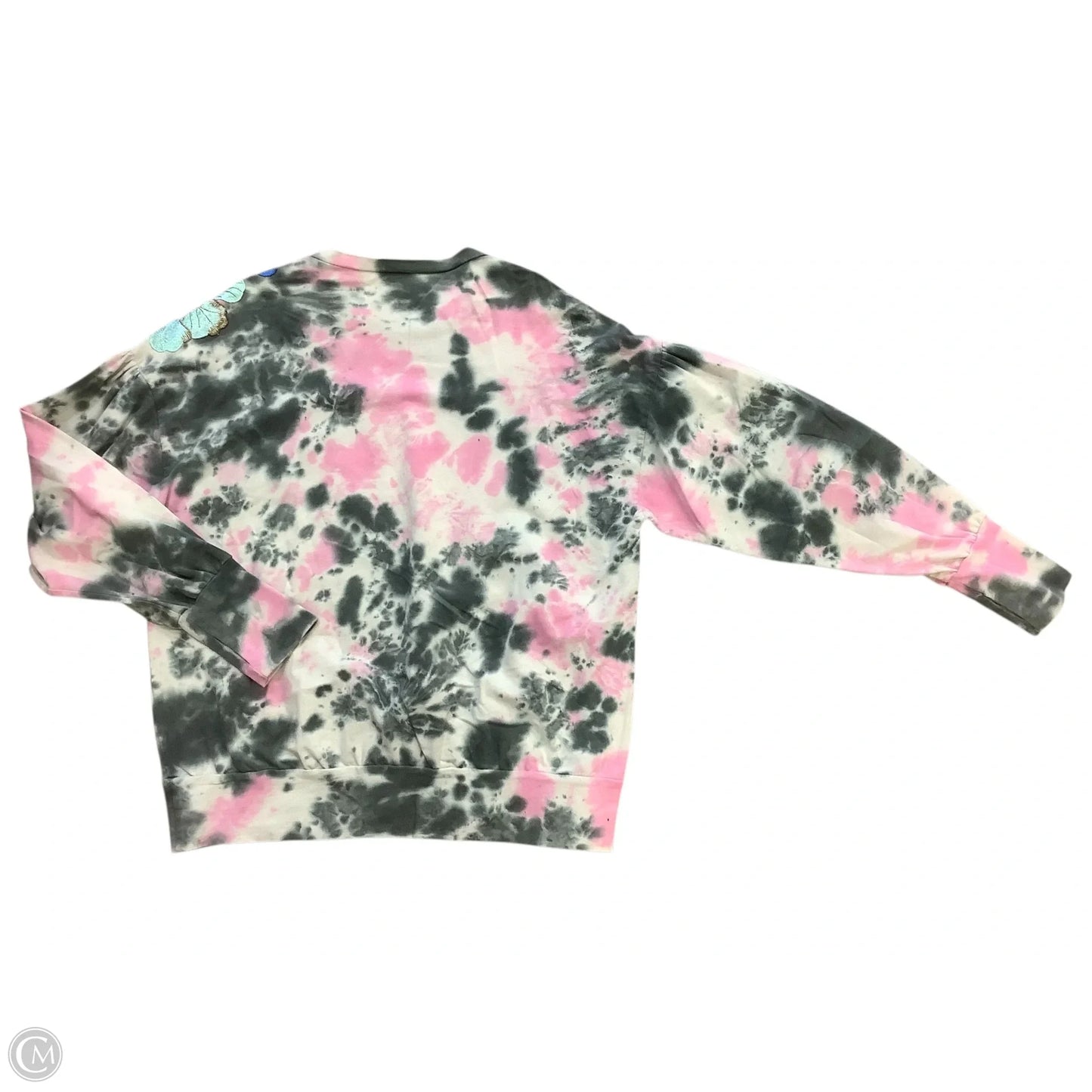 Sweatshirt Collar By Cmb In Tie Dye Print, Size: S