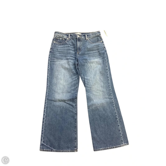 Jeans Wide Leg By Loft In Blue Denim, Size: 6