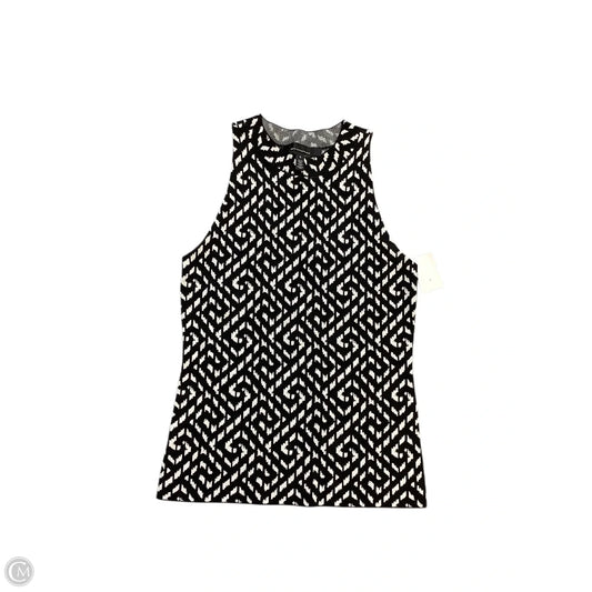 Top Sleeveless By White House Black Market In Black & White, Size: S
