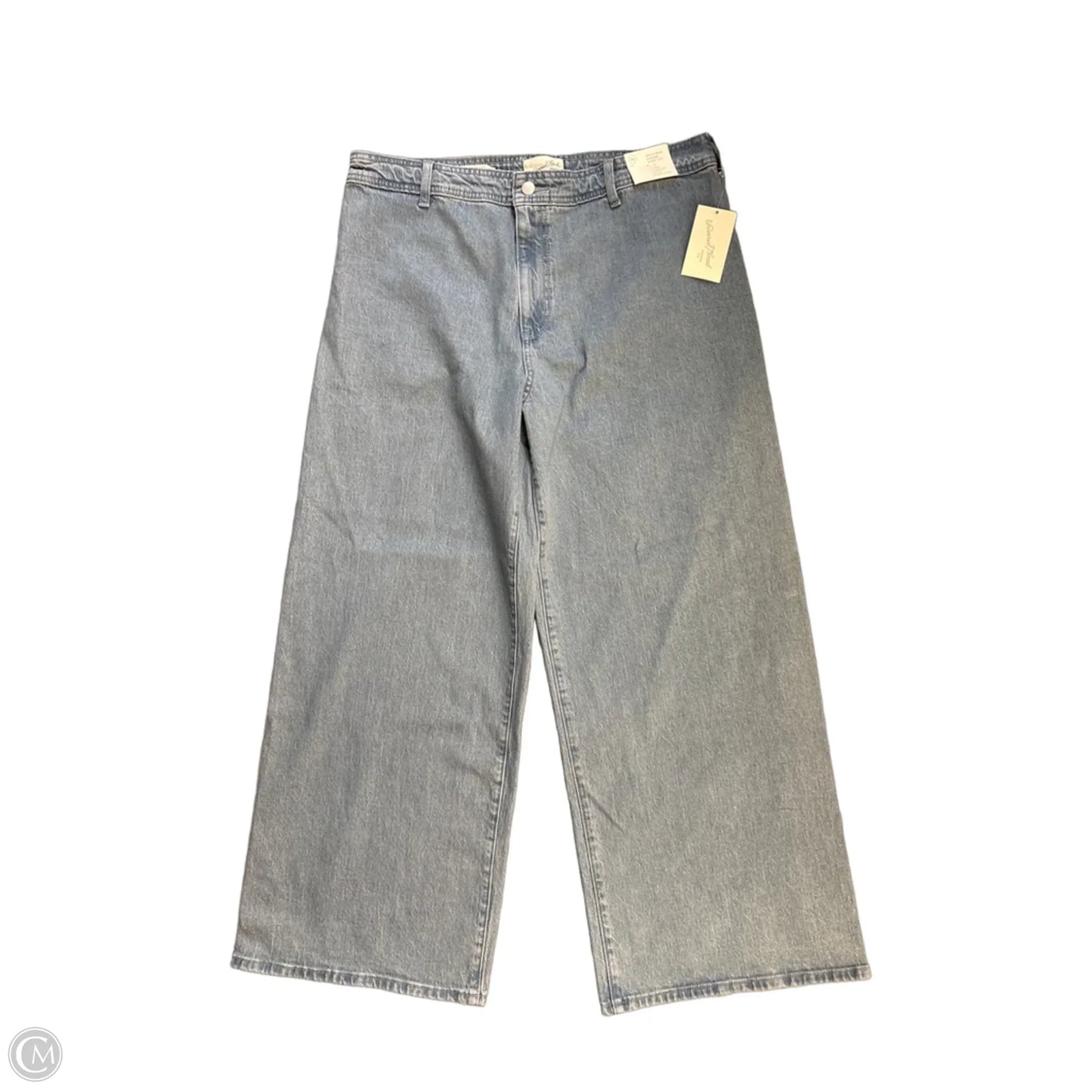 Jeans Wide Leg By Universal Thread In Blue Denim, Size: 16