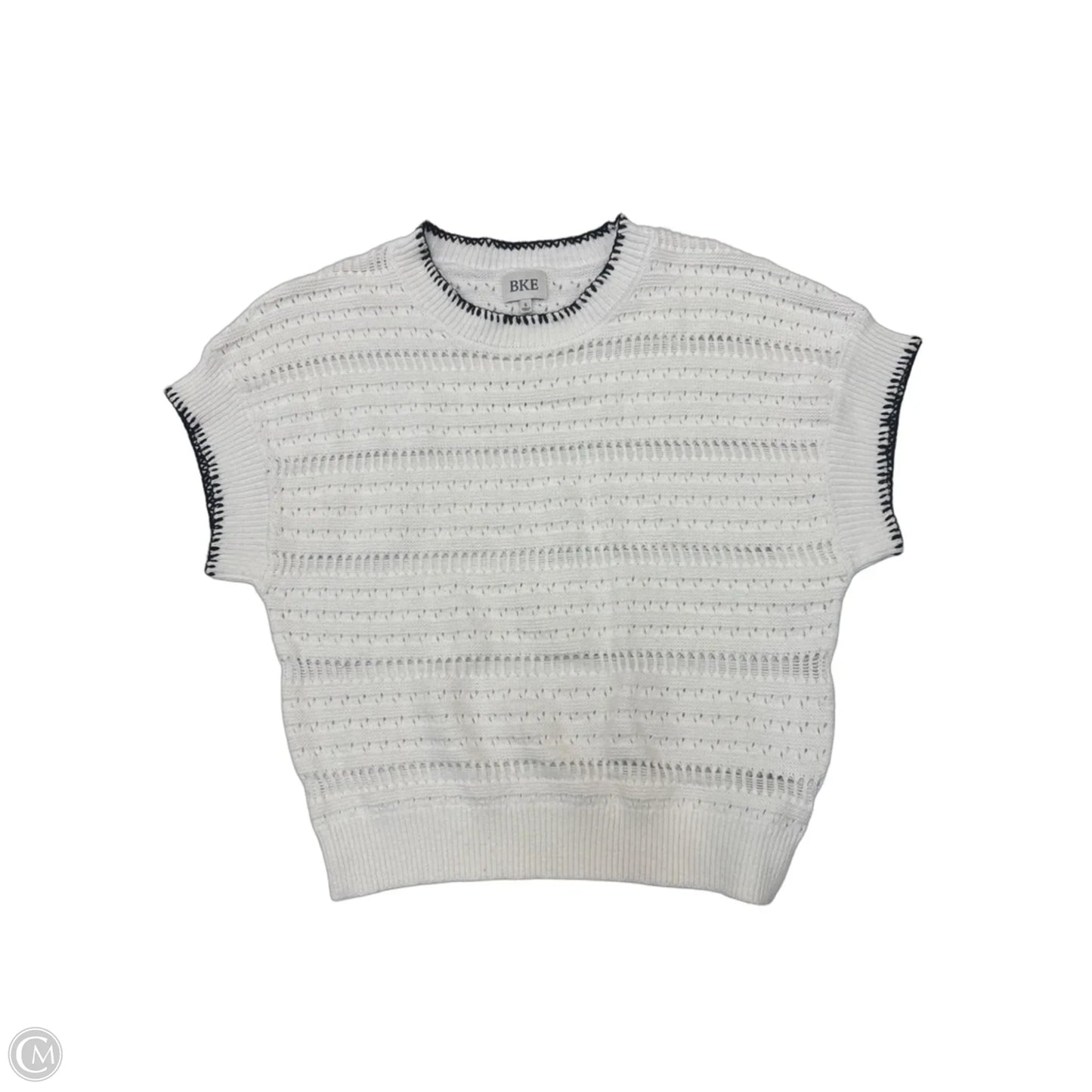 Vest Sweater By Bke In White, Size: S