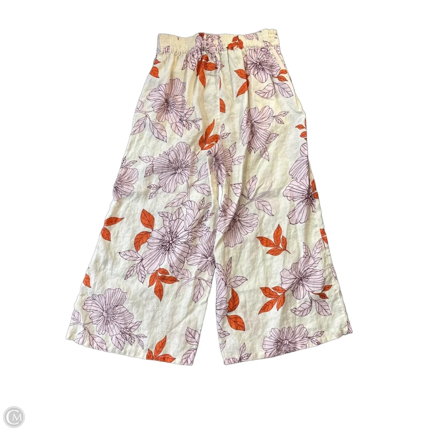 Pants Linen By Rachel Zoe In Floral Print, Size: S
