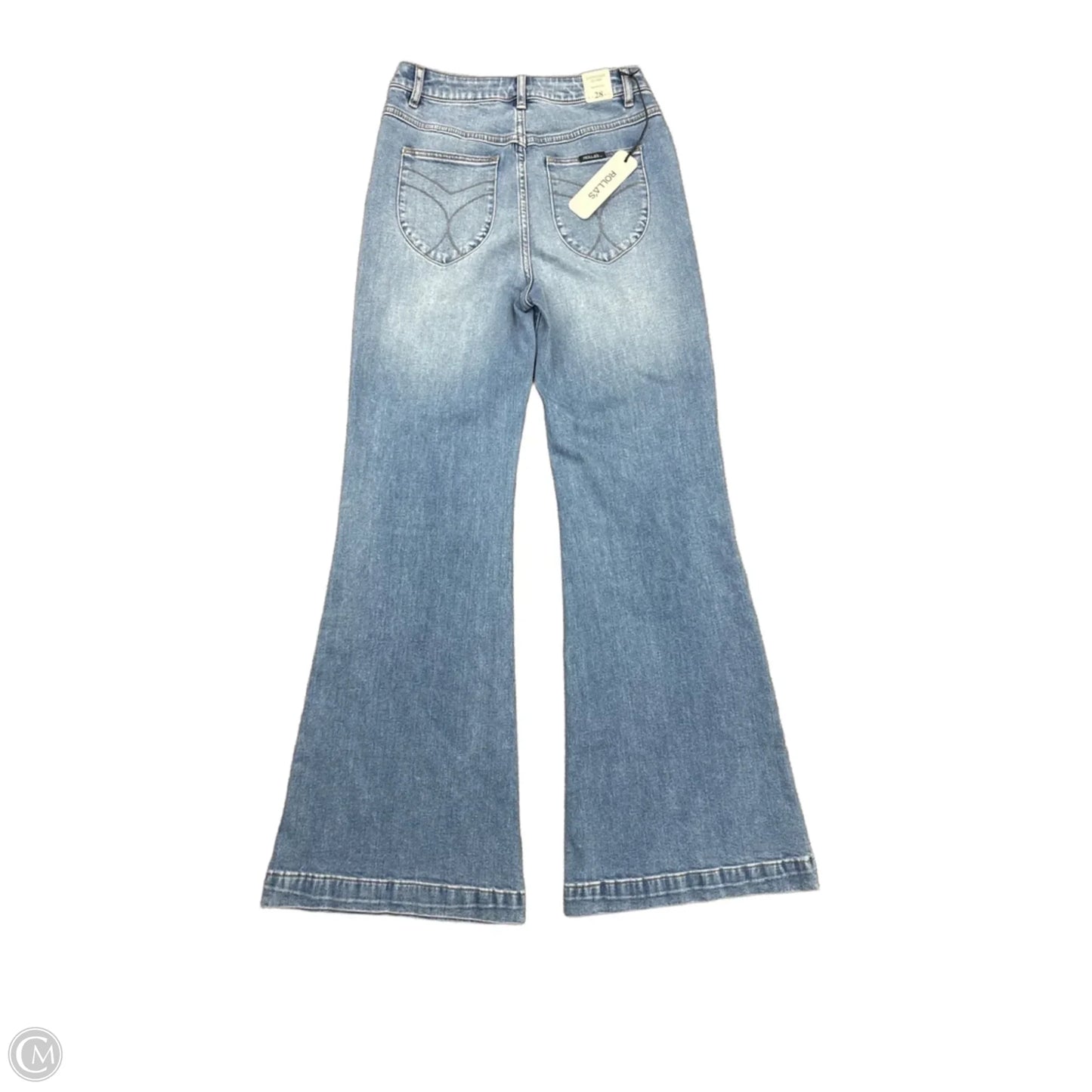 Jeans Flared By Rollas In Blue Denim, Size: 6