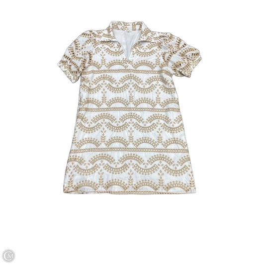 Dress Casual Short By Jodifl In Brown & White, Size: Xl