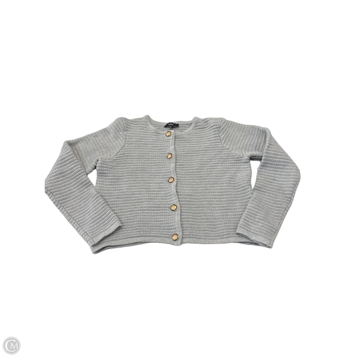 Sweater Cardigan By Lulus In Grey, Size: L