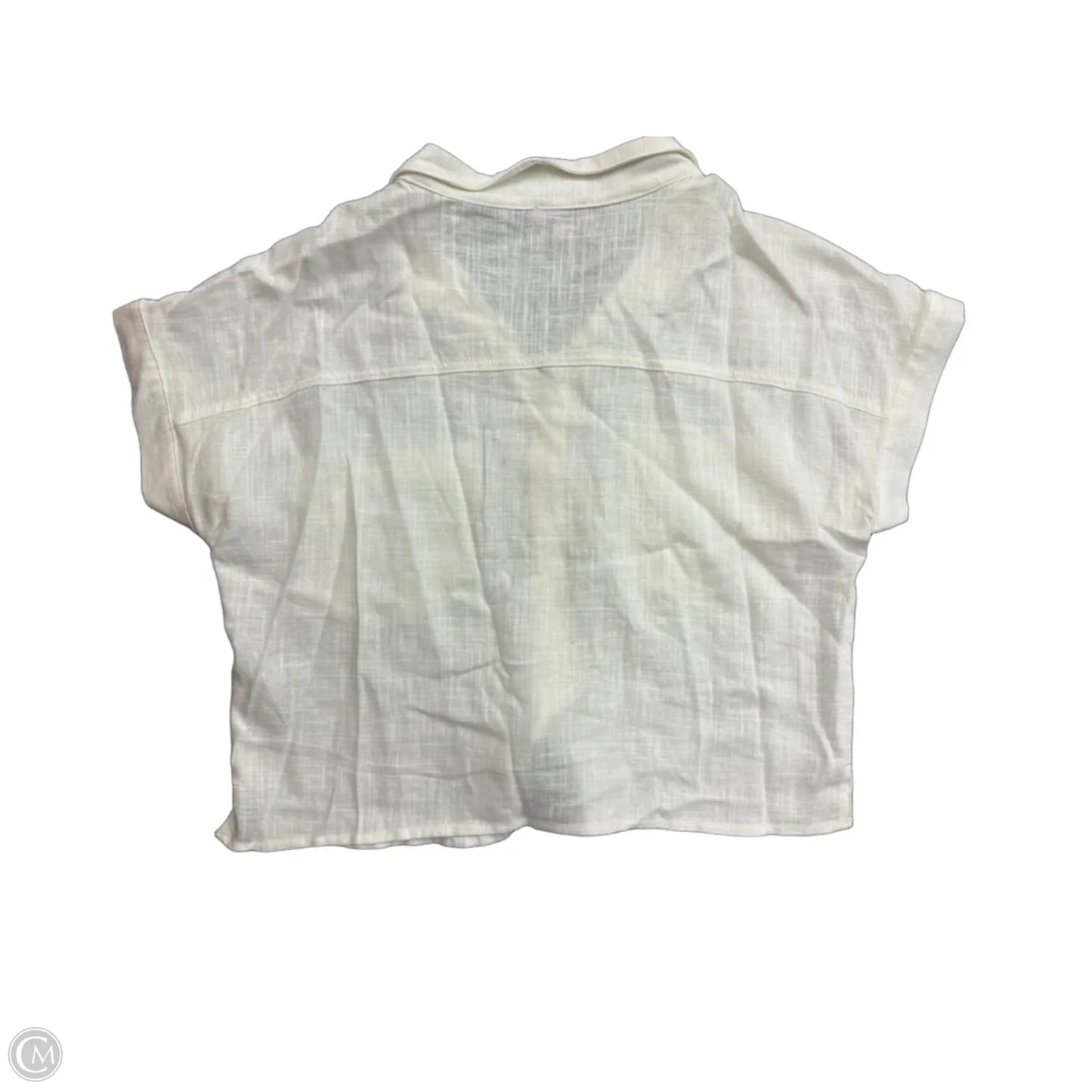 Top Short Sleeve By Mi Ami In White, Size: S
