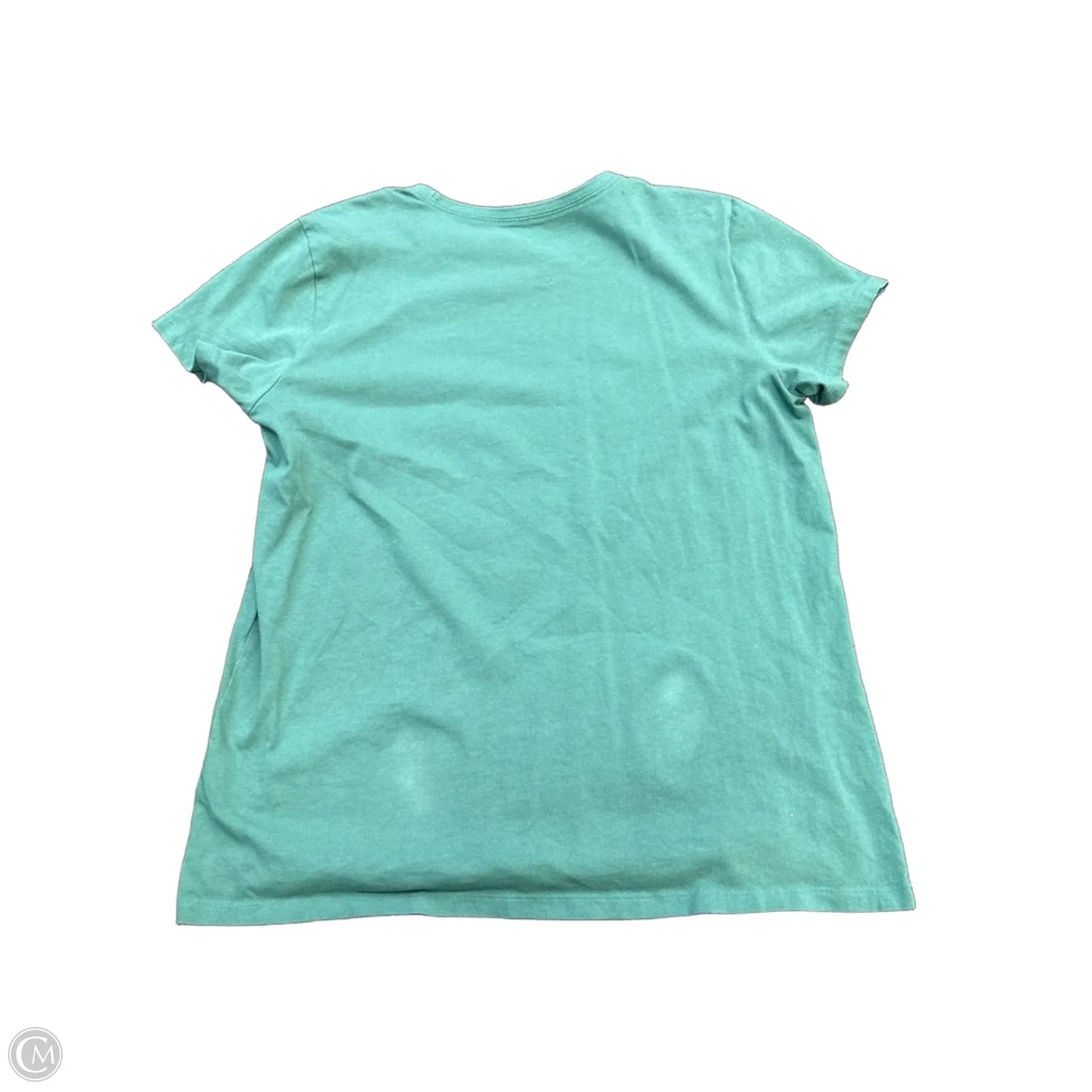 Top Short Sleeve By Life Is Good In Green, Size: Xl