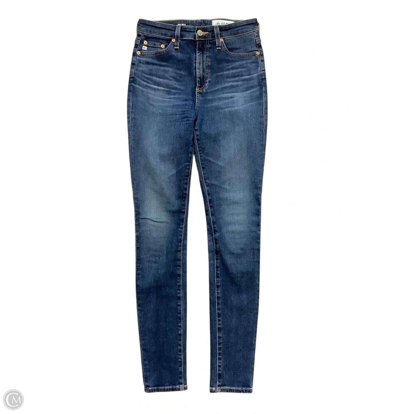 Jeans Skinny By Ag Jeans In Blue, Size: 2(26)
