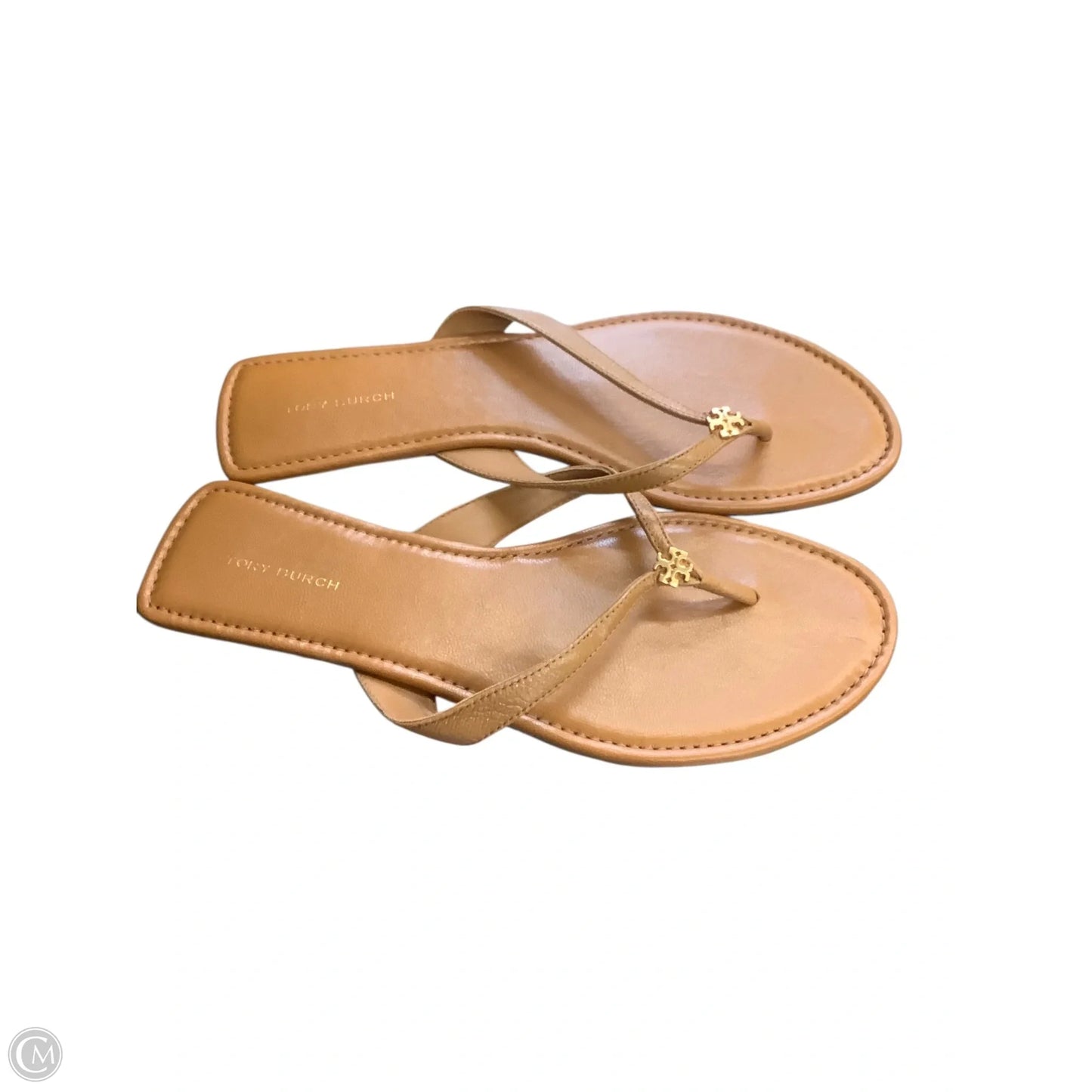 Sandals Designer By Tory Burch In Tan, Size: 8