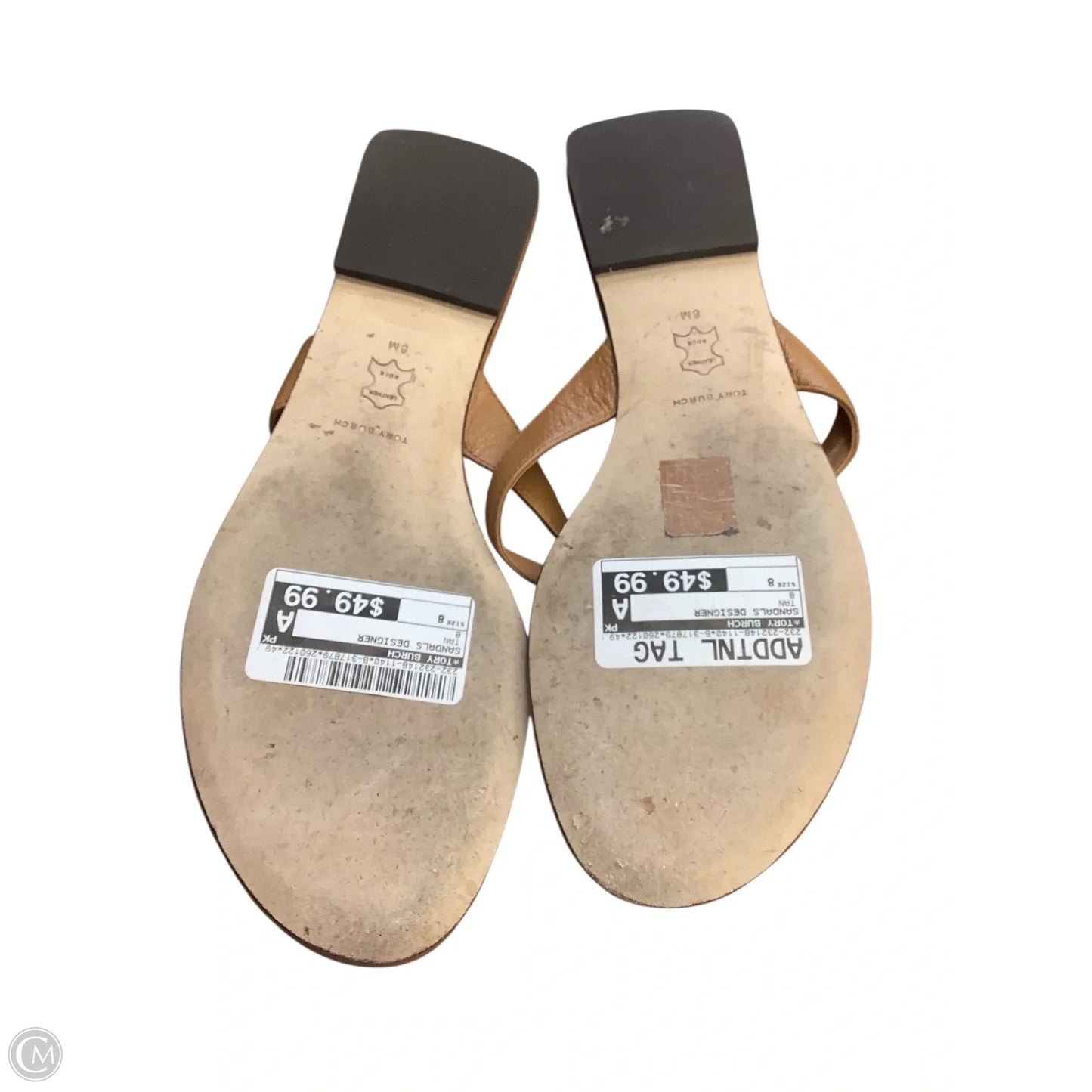 Sandals Designer By Tory Burch In Tan, Size: 8