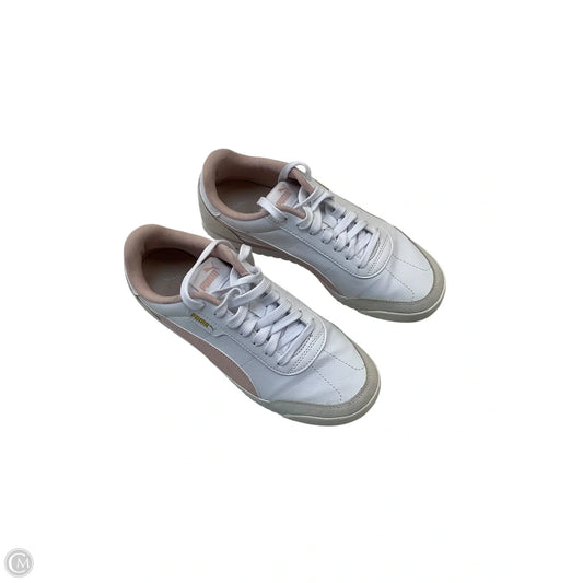 Shoes Sneakers By Puma In Pink & White, Size: 7.5