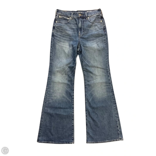 Jeans Flared By J. Crew In Blue, Size: 4(27)