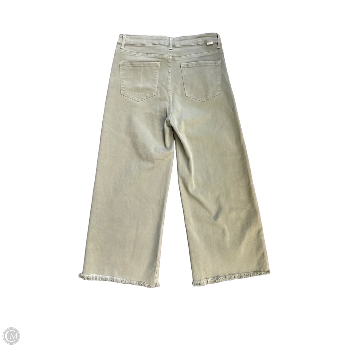Jeans Wide Leg By Risen In Green, Size: 12