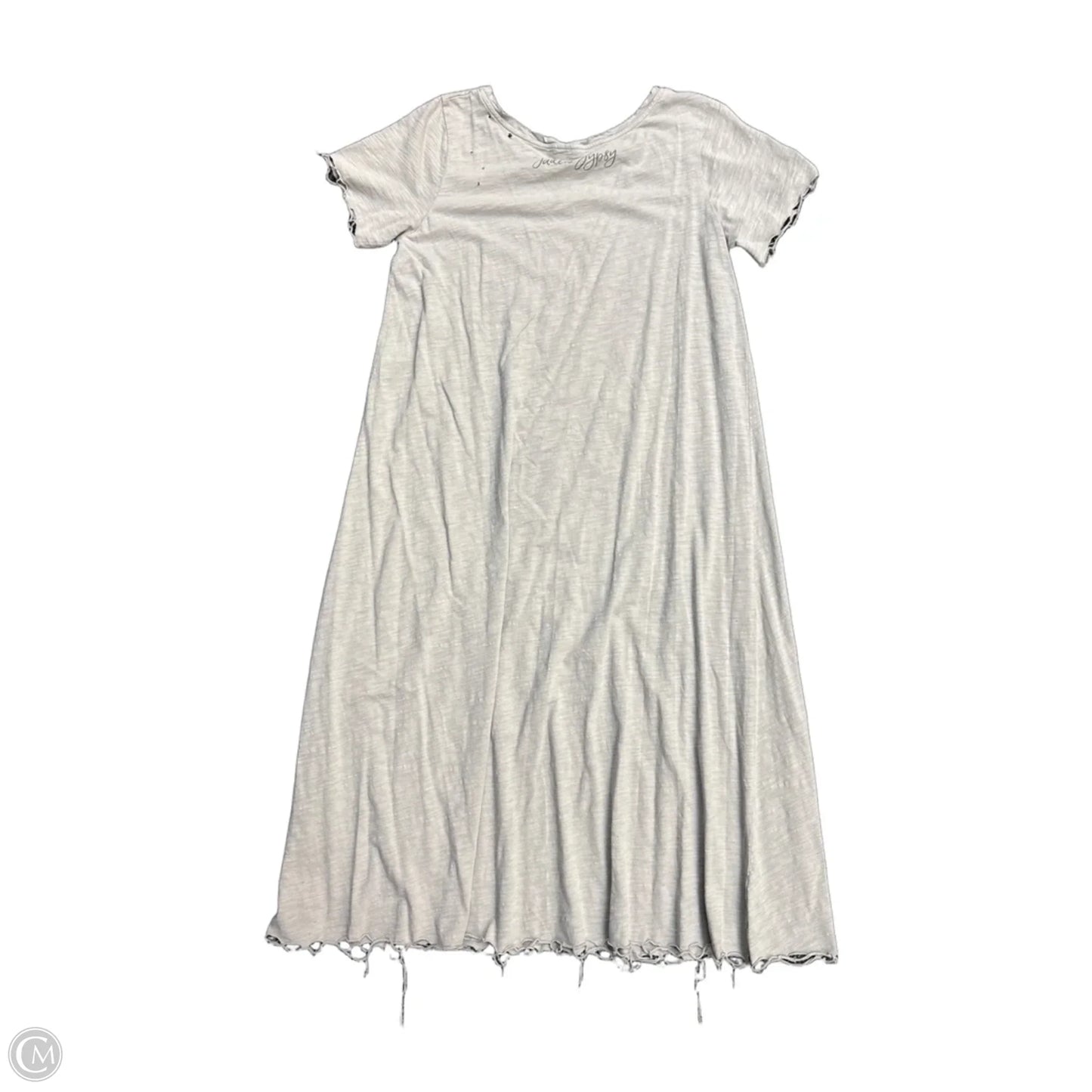 Dress Casual Maxi By Cmb In Grey, Size: Osfm