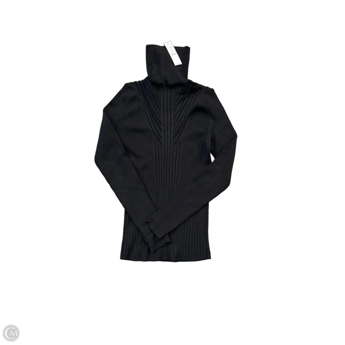 Top Long Sleeve By White House Black Market In Black & White, Size: Xs