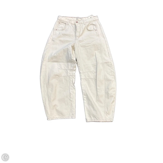 Jeans Wide Leg By We The Free In Cream, Size: 6