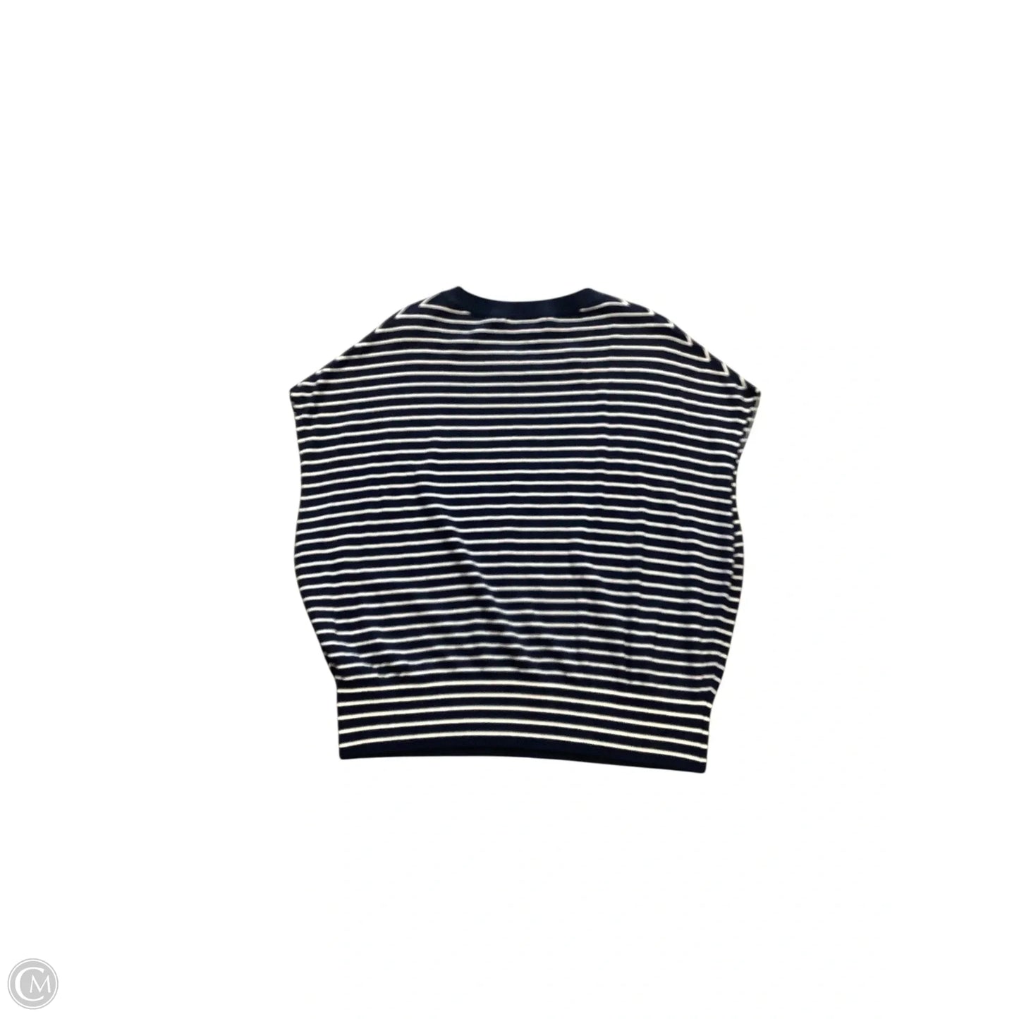 Top Sleeveless By Banana Republic In Navy, Size: M