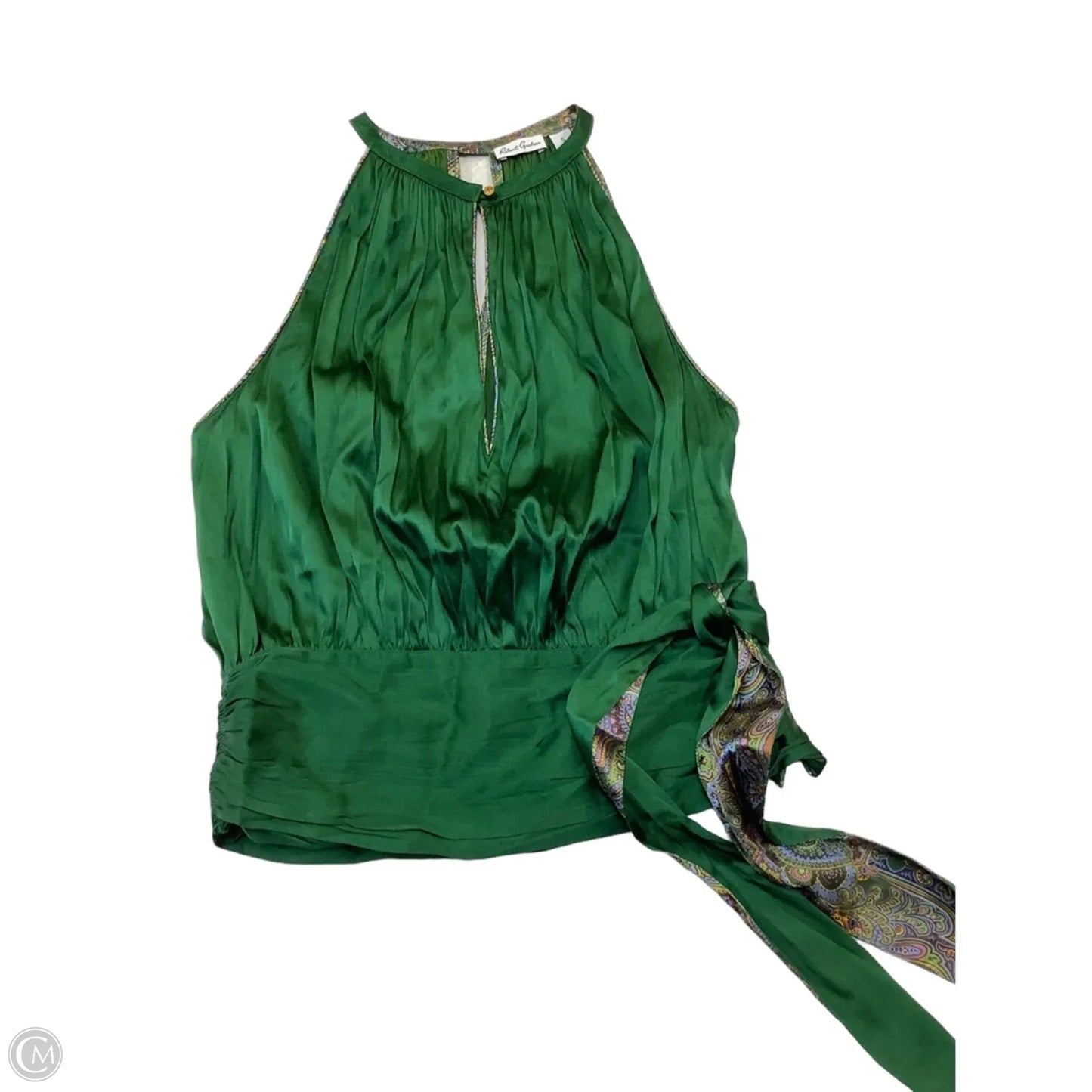 Blouse Sleeveless By Cma In Green, Size: M