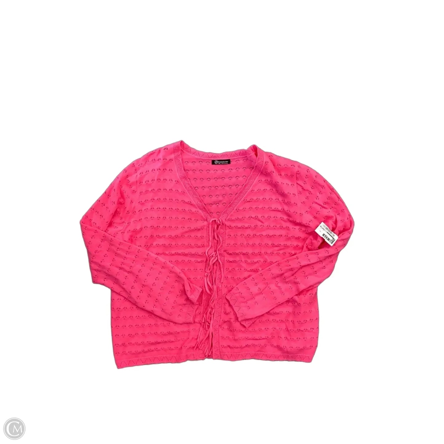 Cardigan By Prettygarden In Pink, Size: Xxl