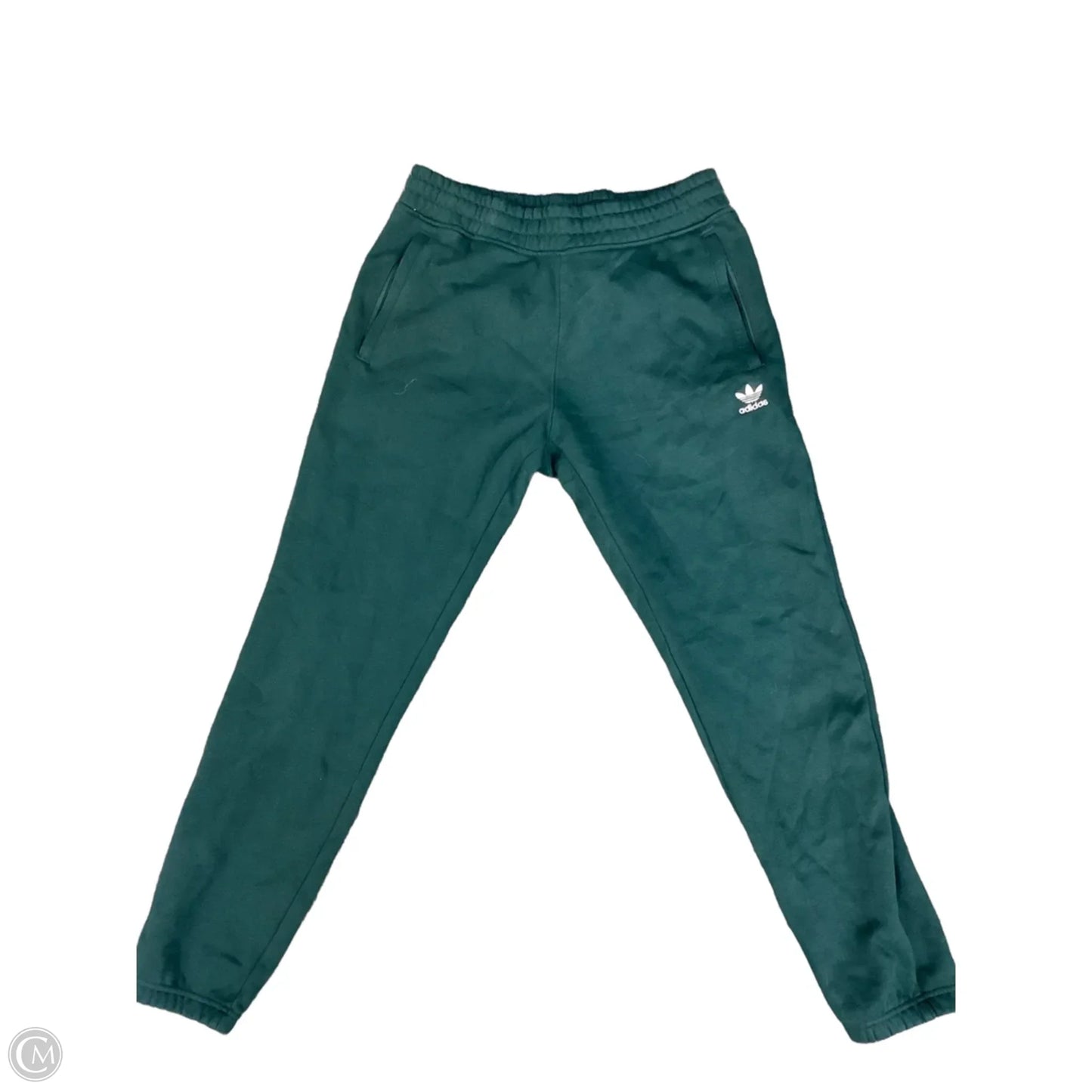 Athletic Pants By Adidas In Green, Size: L