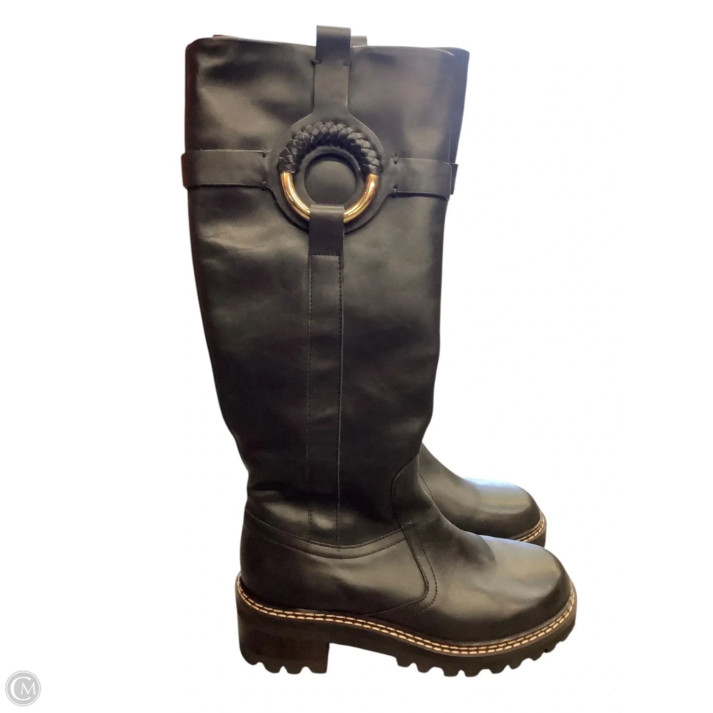 Boots Designer By See By Chloe In Black, Size: 6(36)