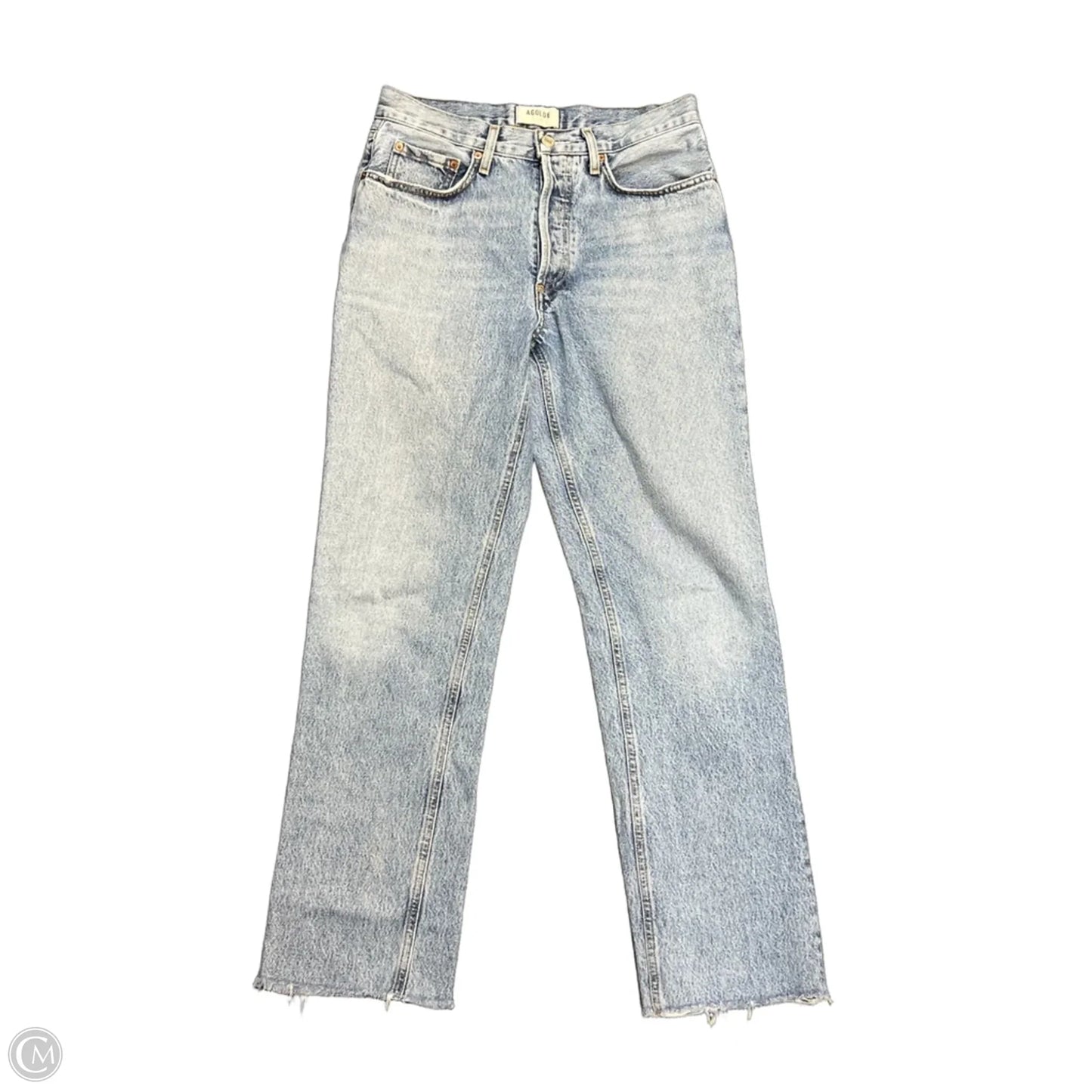 Jeans Flared By Agolde In Blue, Size: 28