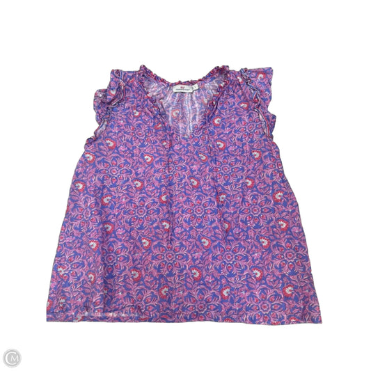 Top Sleeveless By Vineyard Vines In Multi-colored, Size: S