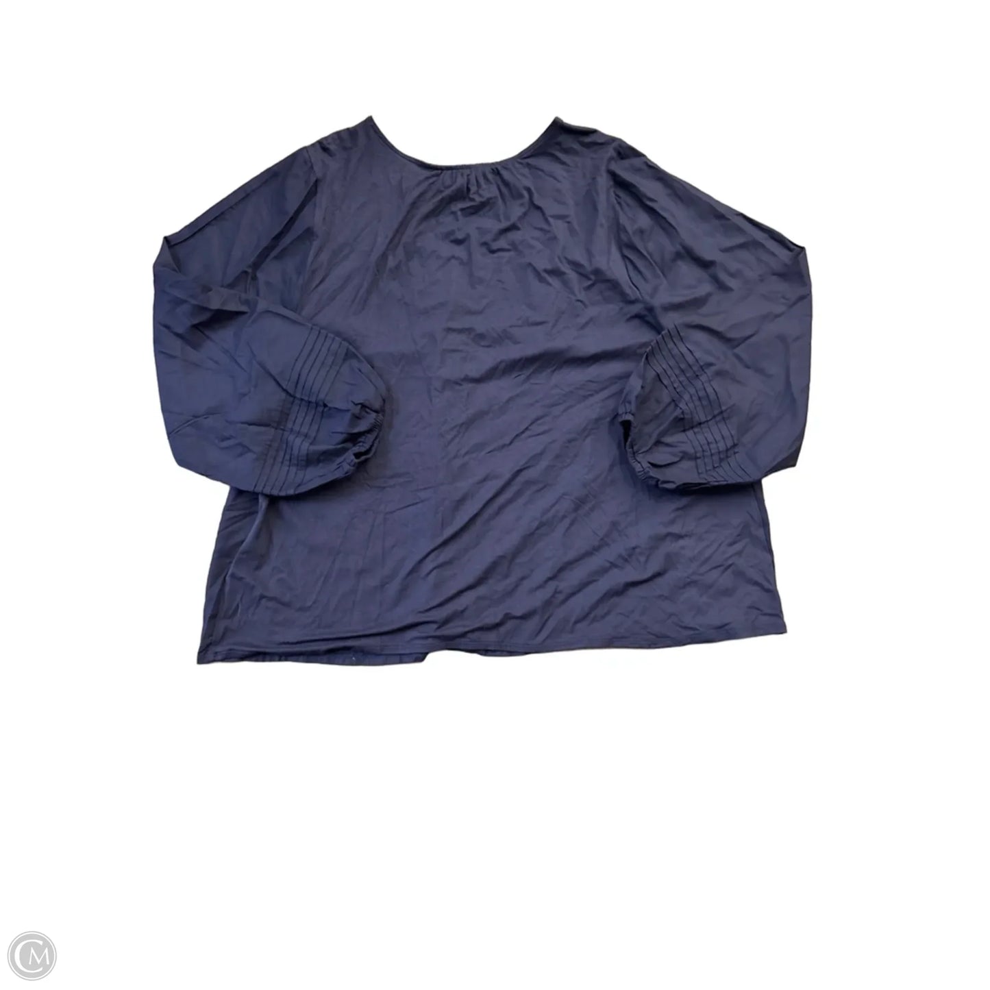 Top Long Sleeve By Lane Bryant In Blue, Size: 18