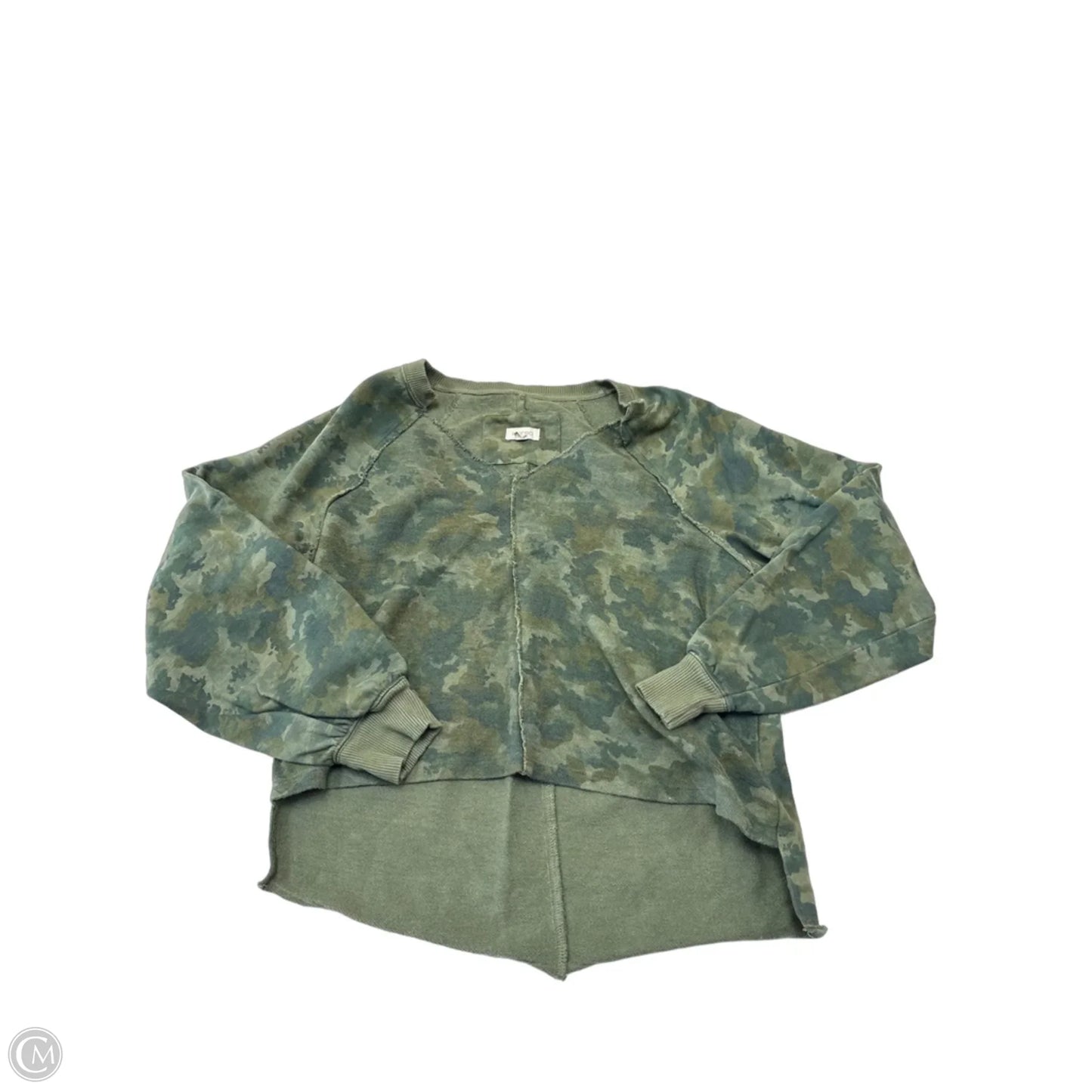 Sweatshirt Crewneck By Pilcro In Green, Size: Xs
