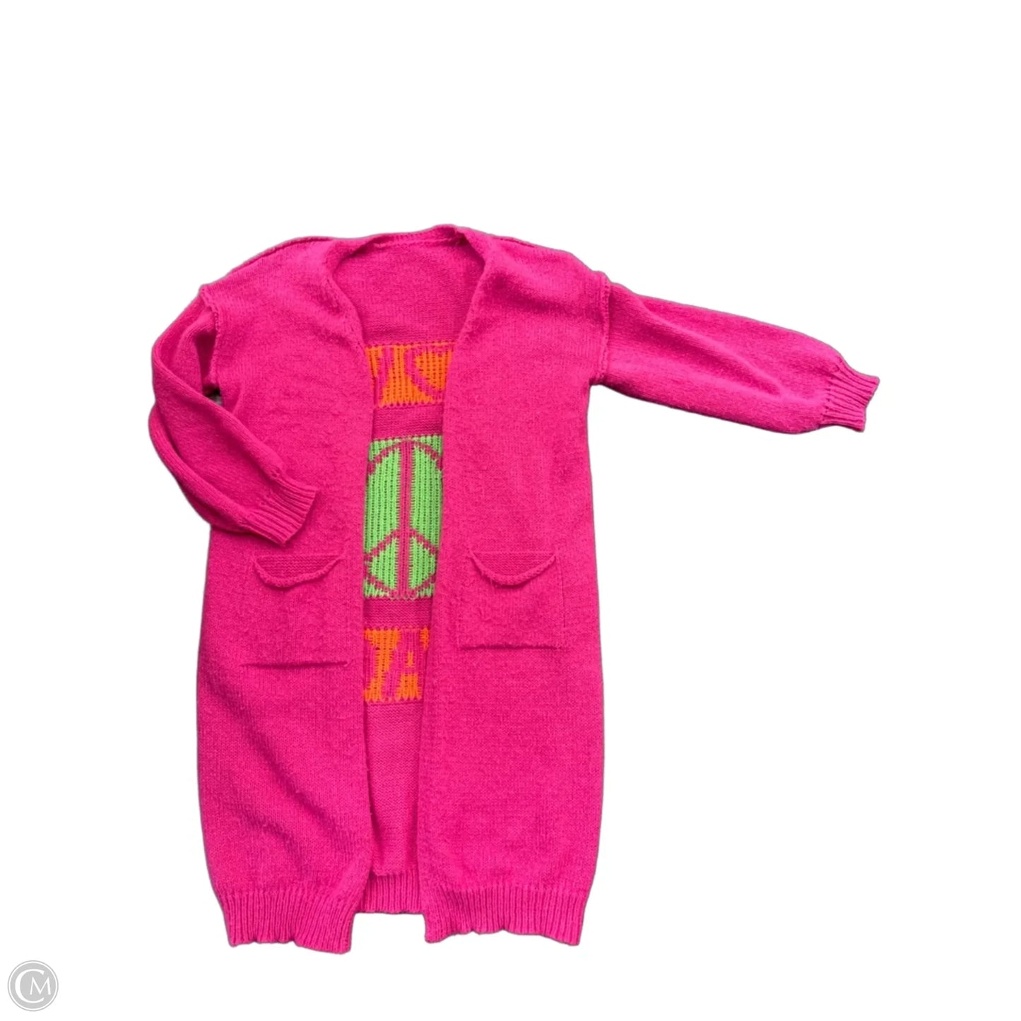 Cardigan By Cmc In Pink, Size: Xl
