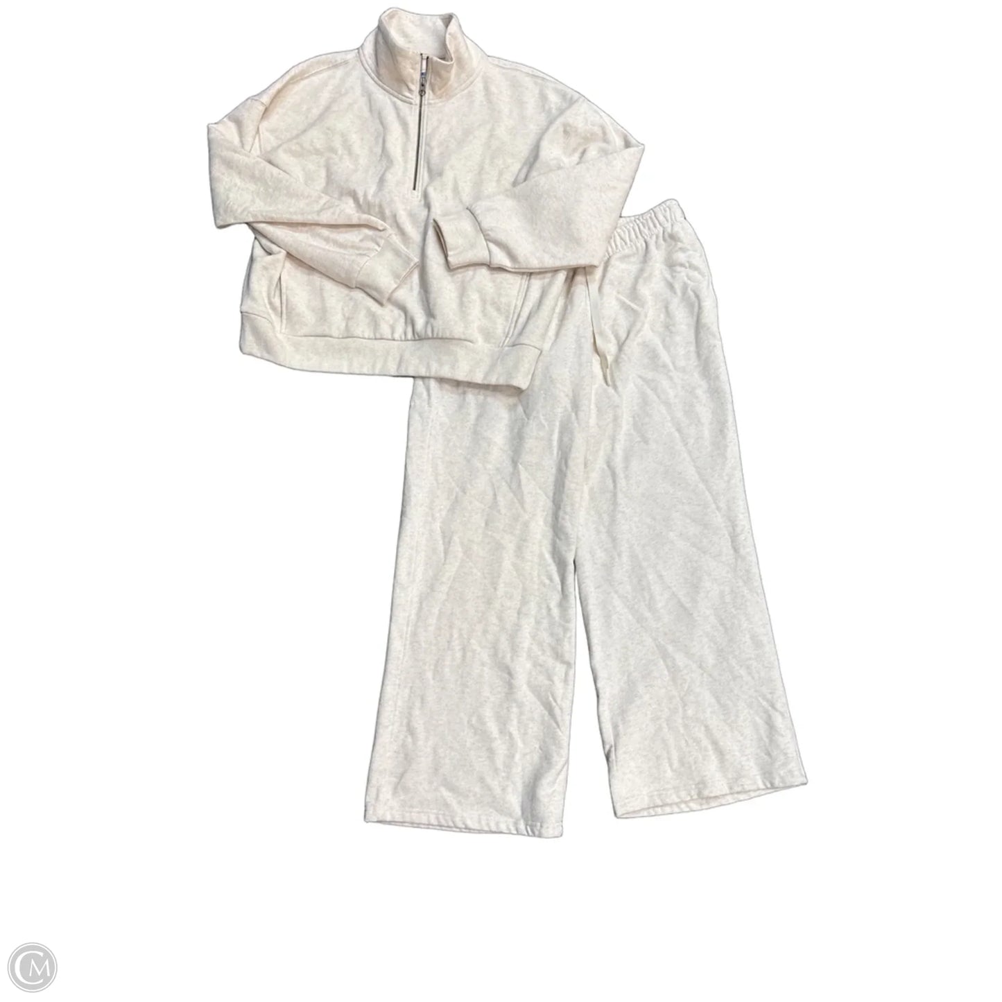 Pants Lounge By Cloud Nine In Cream, Size: M