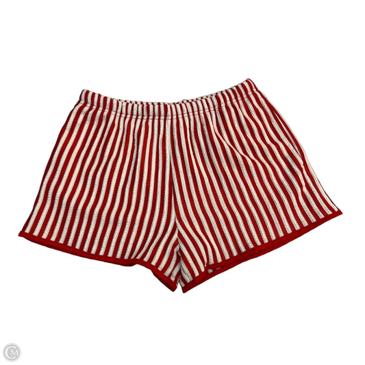 Shorts By Bailey Rose In Red & White, Size: S