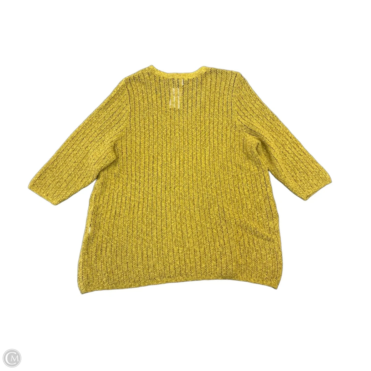 Sweater By J. Jill In Yellow, Size: 2x