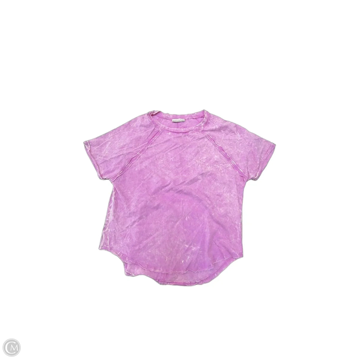 Top Short Sleeve By Zenana In Pink, Size: M