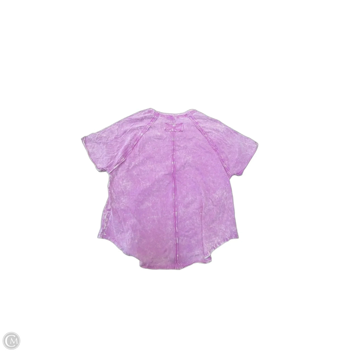 Top Short Sleeve By Zenana In Pink, Size: M