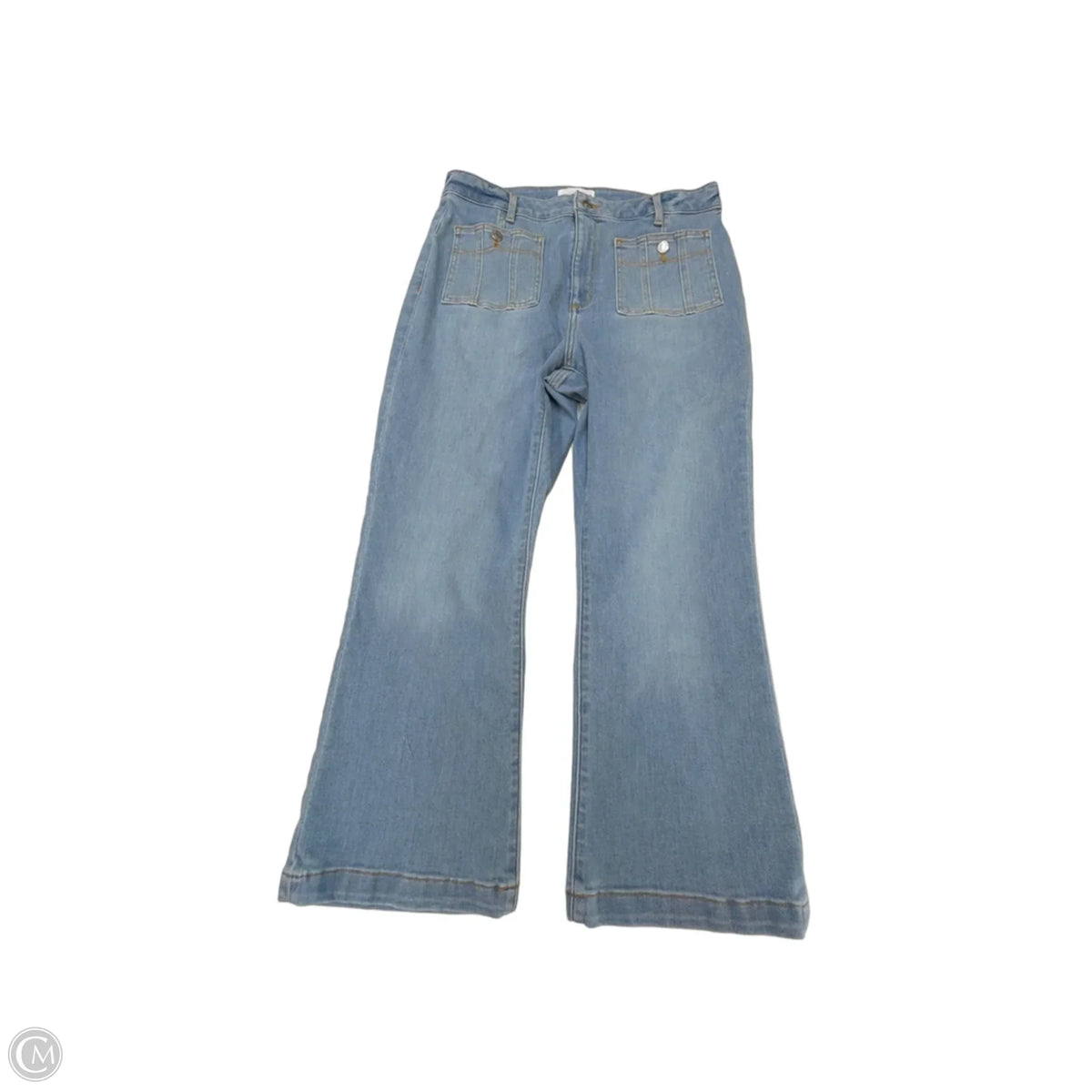 Jeans Wide Leg By Loft In Blue, Size: 14