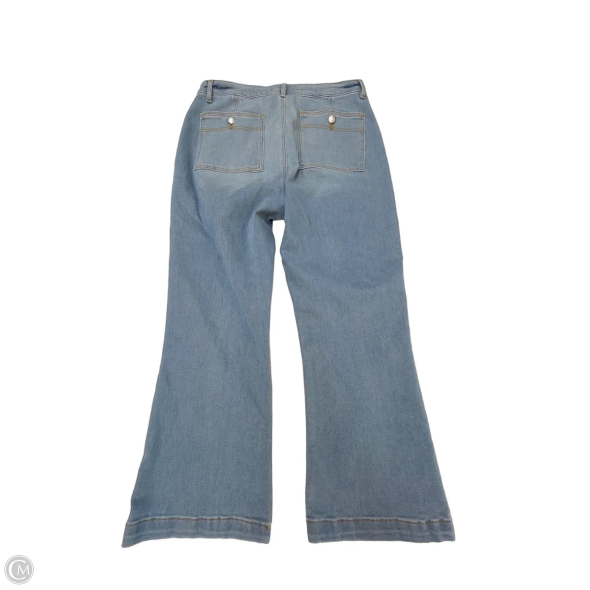 Jeans Wide Leg By Loft In Blue, Size: 14