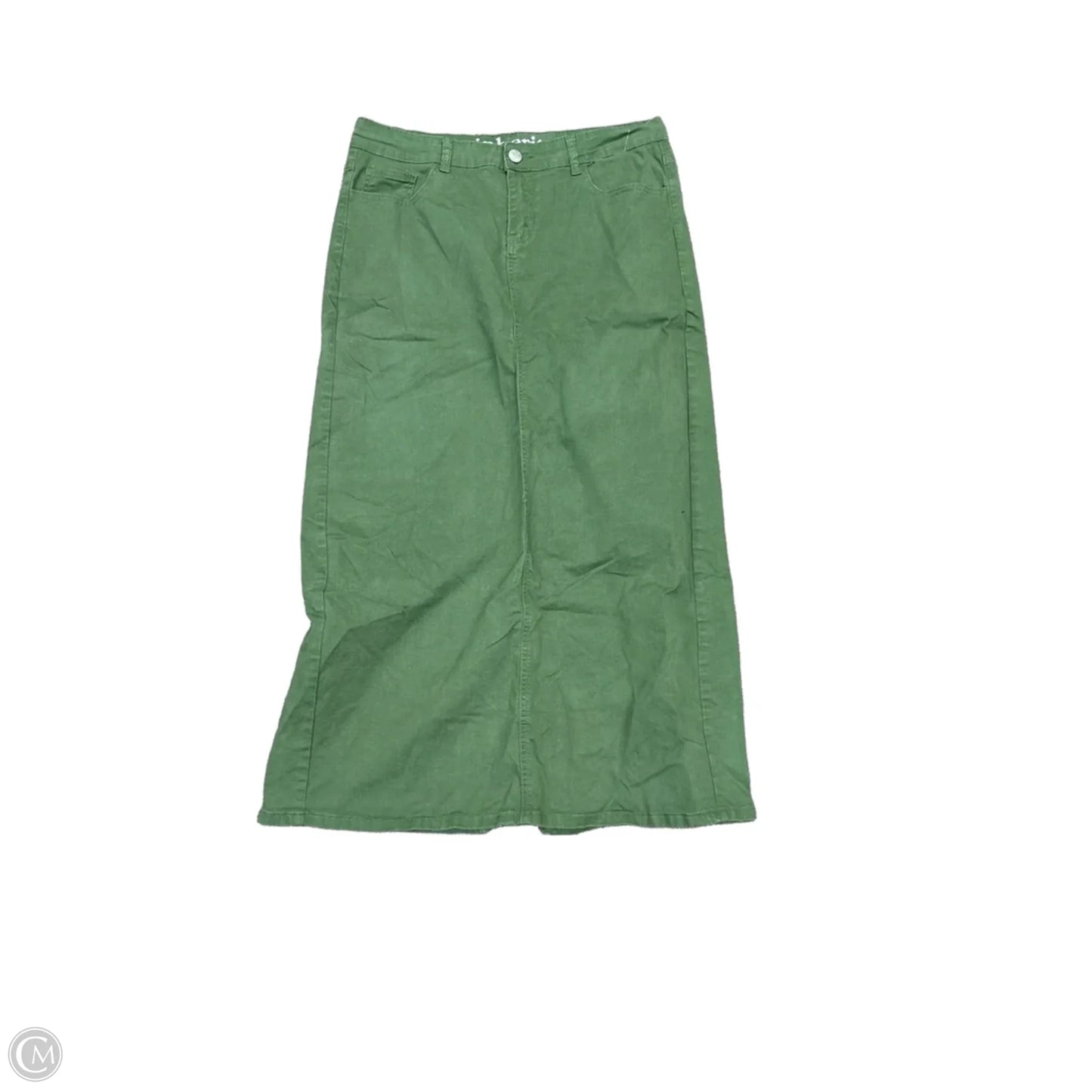 Skirt Maxi By Clothes Mentor In Green, Size: 14